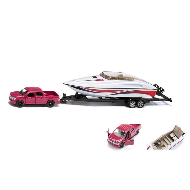 Siku - Ford F150 with Motorboat (313-2568)