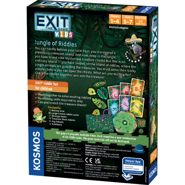 EXIT Kids: The Jungle of Riddles (EN) (KOS1813)
