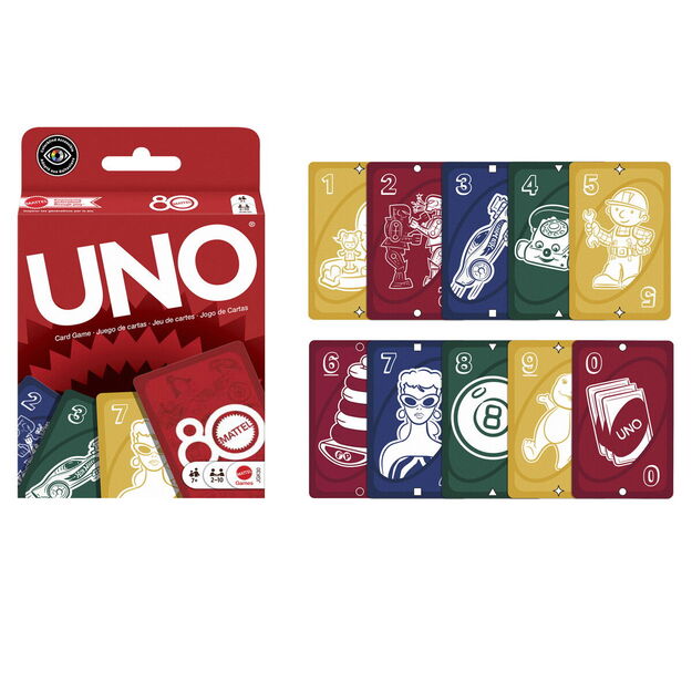Mattel Games - UNO 80th Ruby Red (JGK30)