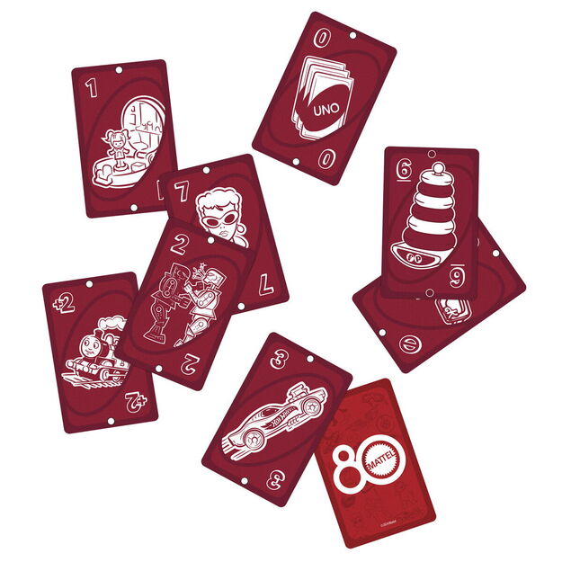 Mattel Games - UNO 80th Ruby Red (JGK30)