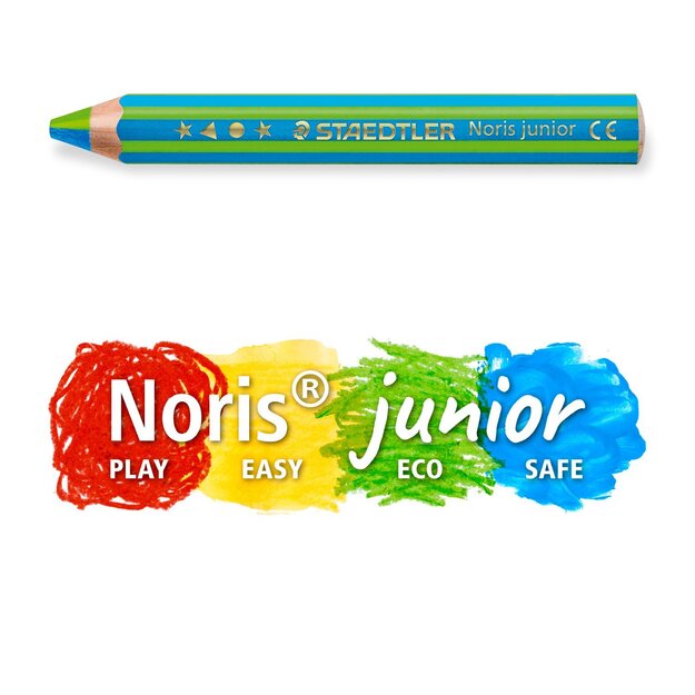 Staedtler - Noris Junior Duo coloured pencils - 6 pcs (1402 C6)