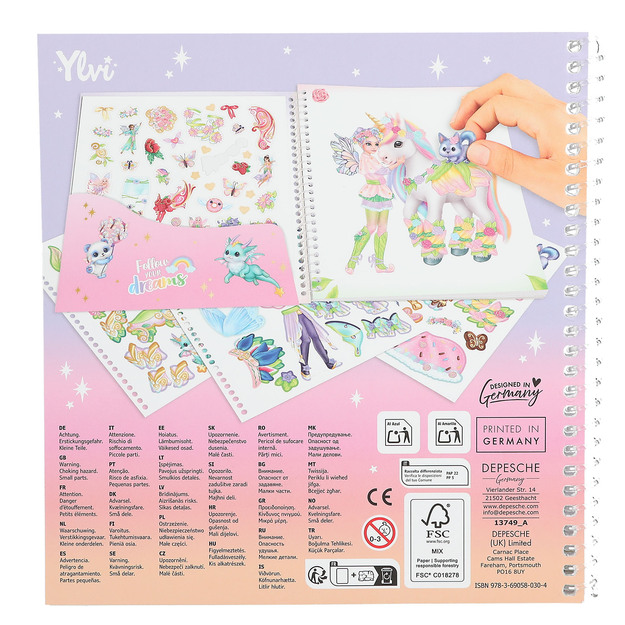 Ylvi - Dress Me Up Stickerbook (413749)