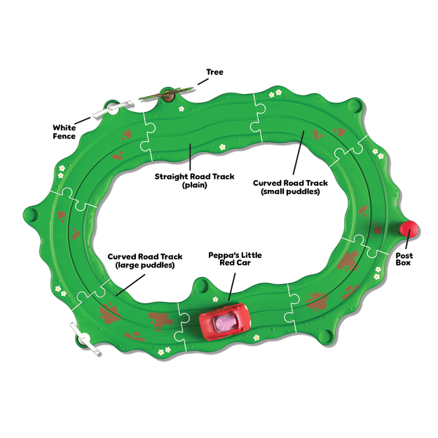 Peppa Pig - Whizz Around Peppa Red Car (8343)