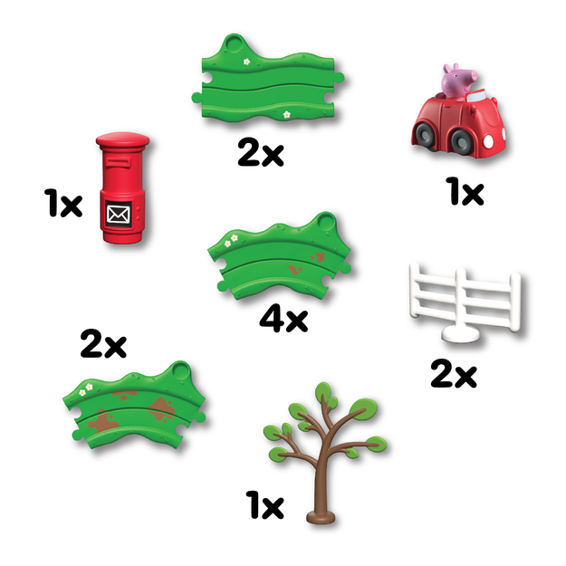 Peppa Pig - Whizz Around Peppa Red Car (8343)