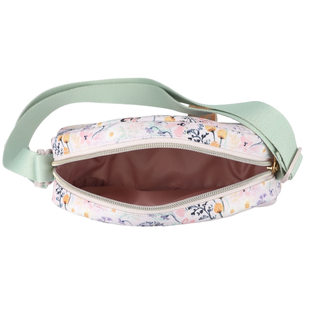 TOPModel - Shoulder Bag SUMMER FEELING - Soft pink and sage green - Small (413312)