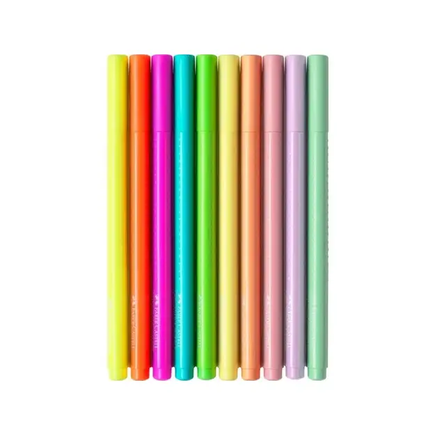 Faber-Castell - Grip Colour Marker - Neon & Pastel set of 10 (155312)