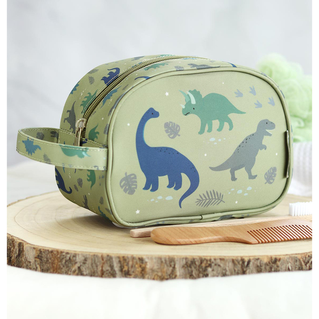 A little lovely company - Toilet Bag - Dinosaurs - 20.5 x 14 x 9.5 cm