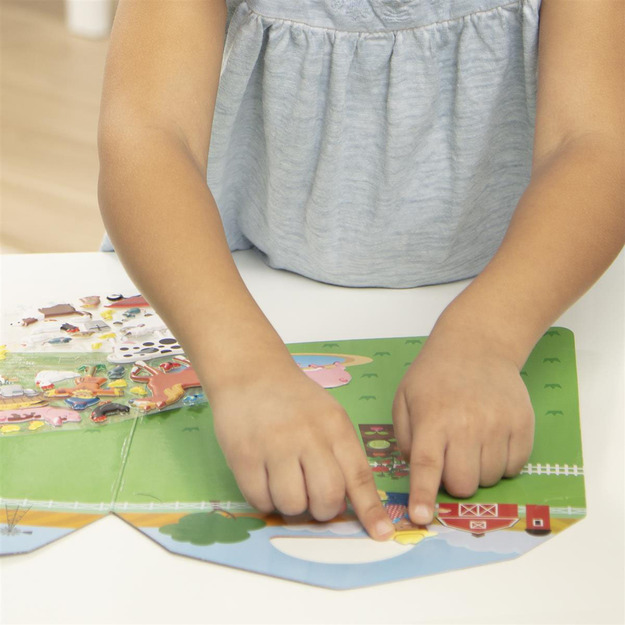 Melissa & Doug - Reusable Puffy Stickers Playset Farm (806034)