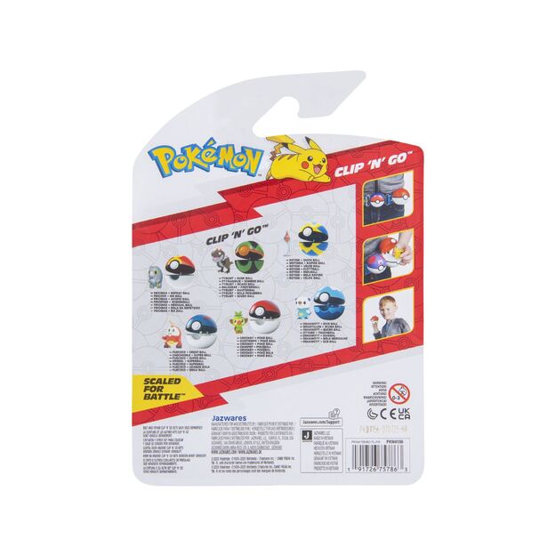 Pokémon - Clip N Go Fuecoco with Great Ball (PKW4156)