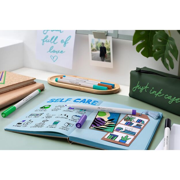 Faber-Castell - Creative Marker Gofa 1.5 - Creative Haven - 6 pcs (160603)