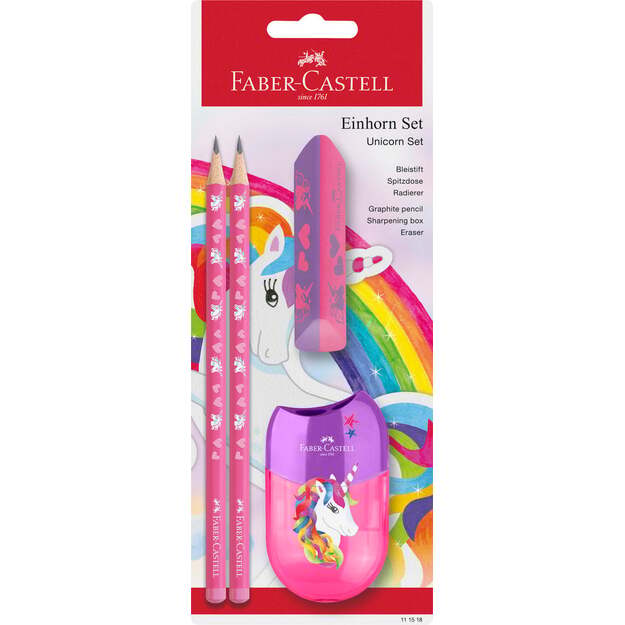 Faber-Castell - Pencil Set Unicorn GP + Accessories (111518)