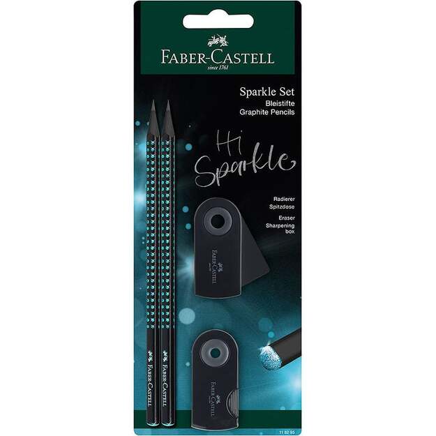Faber-Castell - Pencil Set Sparkle Black-Ocean BC (118295)