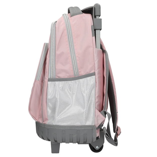 TOPModel - School Backpack Trolley MY BFF - Pink-Grey  (413317)