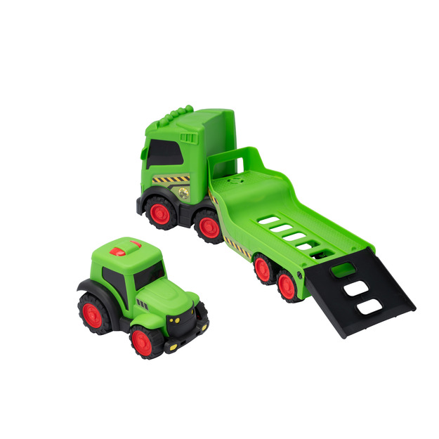 Teamsterz - Chunky Trucks Farm Mega Transporter With 1 Tractor