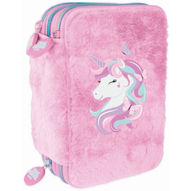 Tinka - Pencil Case Triple - Unicorn Pink (8-804709)