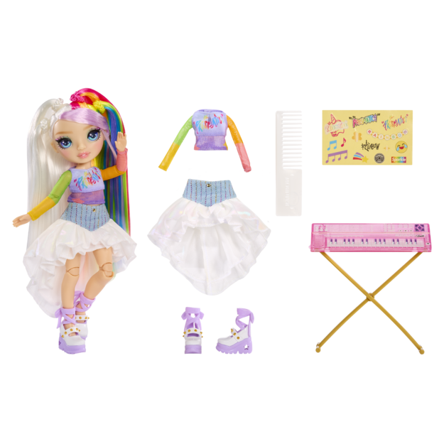 Rainbow High - Jr High Rockband Fashion Dolls Asst - Amaya