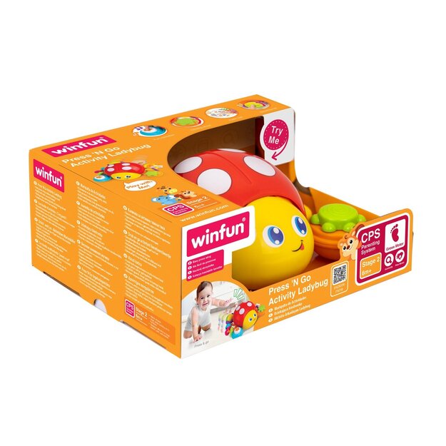 Winfun - Press 'N Go Activity Ladybug (000720)