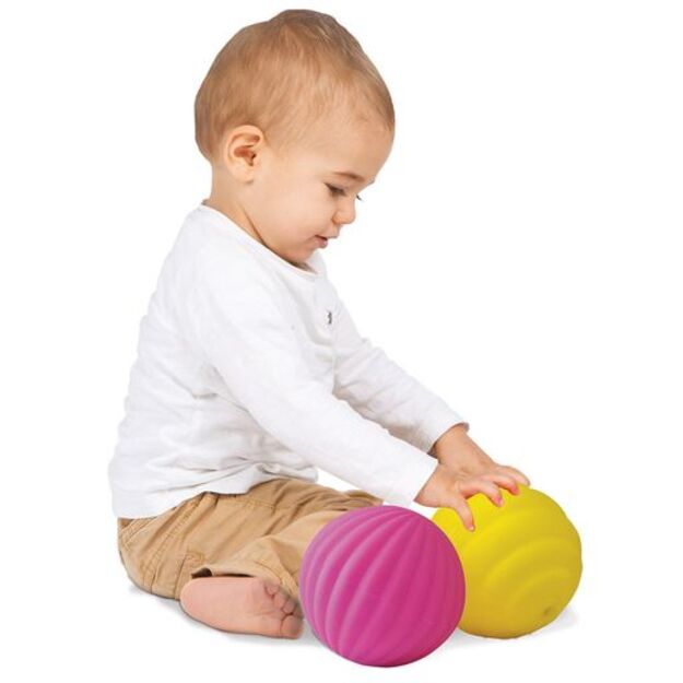 Ludi - Sensory ball set - pink - LU30022
