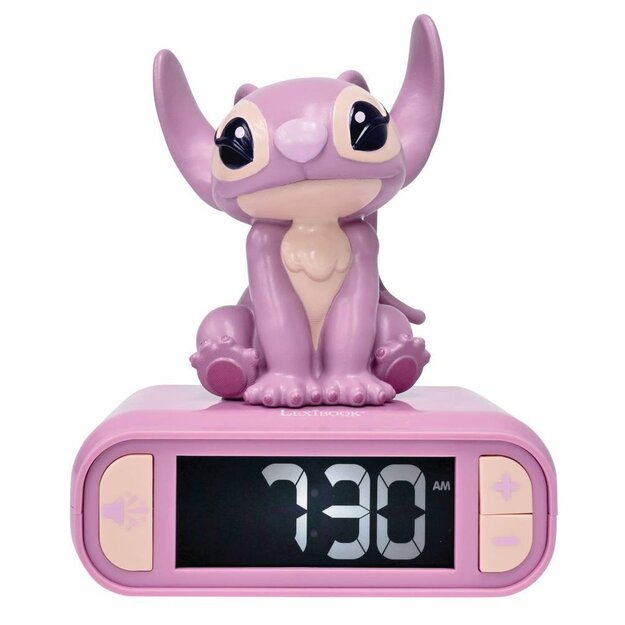Lexibook -  Disney Stitch - Angel Alarm Clock with sounds (RL800D1)
