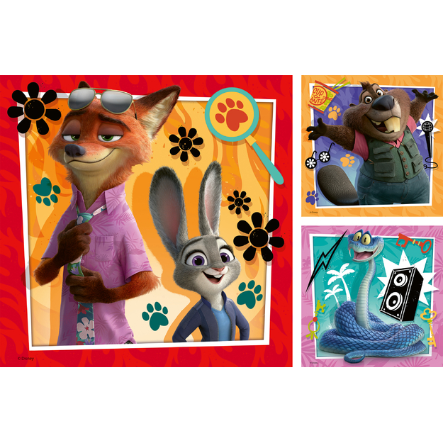 Ravensburger - Zootopia 2 3x49p (12004137)