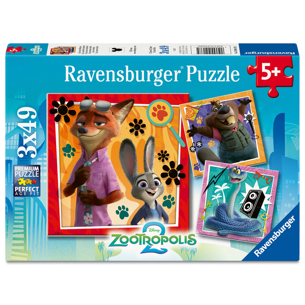 Ravensburger - Zootopia 2 3x49p (12004137)