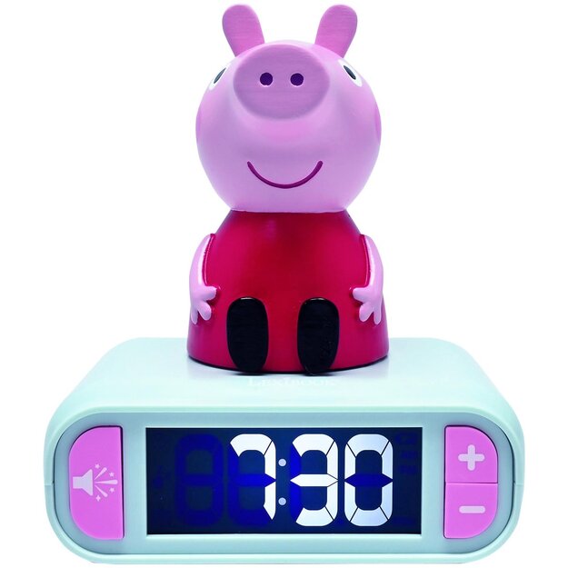 Lexibook - Peppa Pig Nighlight Alarm Clock with sounds (RL800PP)