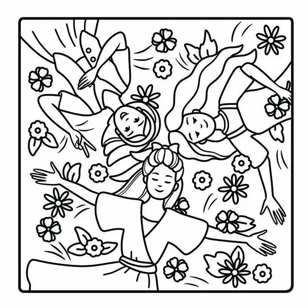 Cozy Coloring - Amelia Green: Bestie Moments