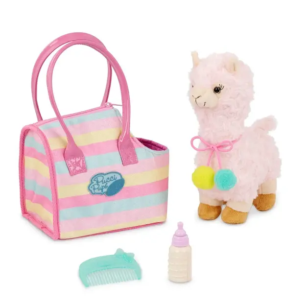 Pucci Pups - Striped Bag & Llama (708424)