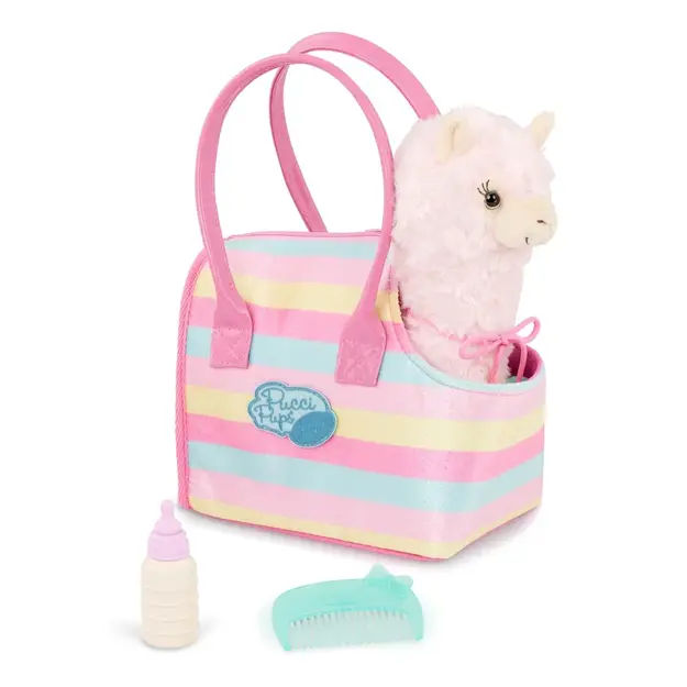 Pucci Pups - Striped Bag & Llama (708424)