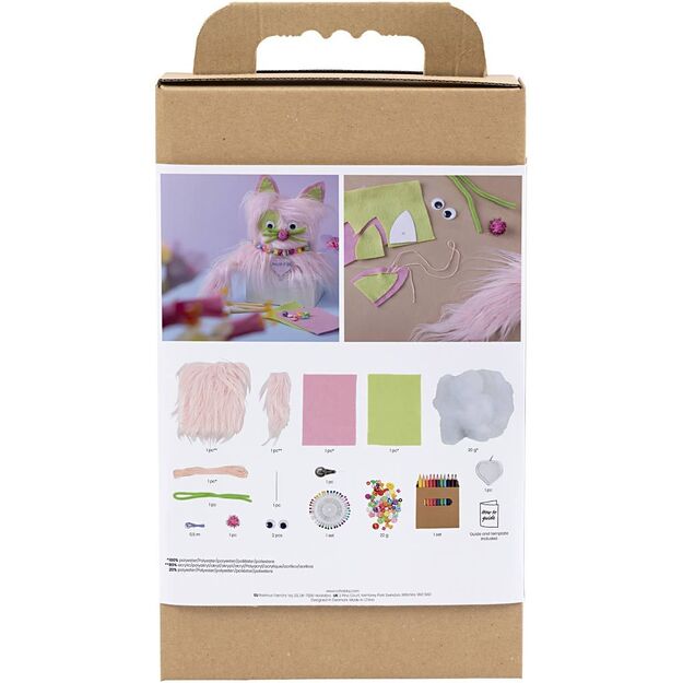 Craft Kit Sewing - Cat - assorted colours (977882)