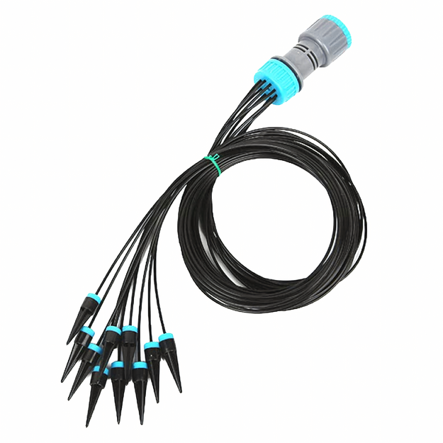 Automatinė lašelinė laistymo sistema sodo augalams ir žolėms