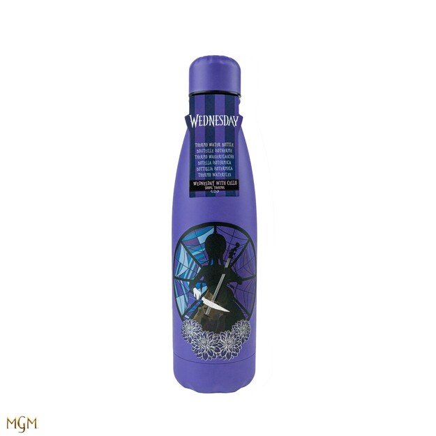 Wednesday - Waterbottle 500ml Thermo + Double Wall - Wednesday with Cello