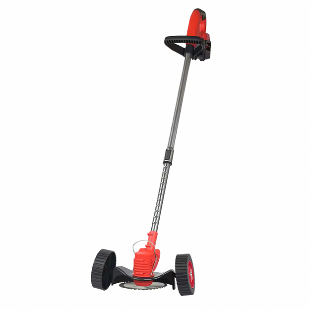 Akumulatora krūmgriezis Dārza krūmgriezis Zāles trimmeris Komplekts XXL Riteņi