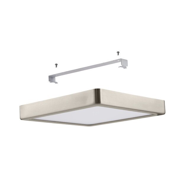EGLO - Fueva-Z ceiling lamp brushed steel 21x21 - TW - Zigbee, Bluetooth 3