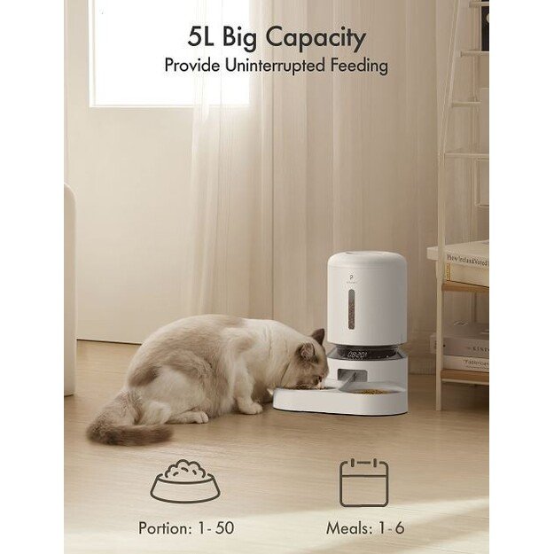 Petlibro - Granary Dual Food Tray 5L White-Uk&Eu Adapter (PL-AF006-93W)