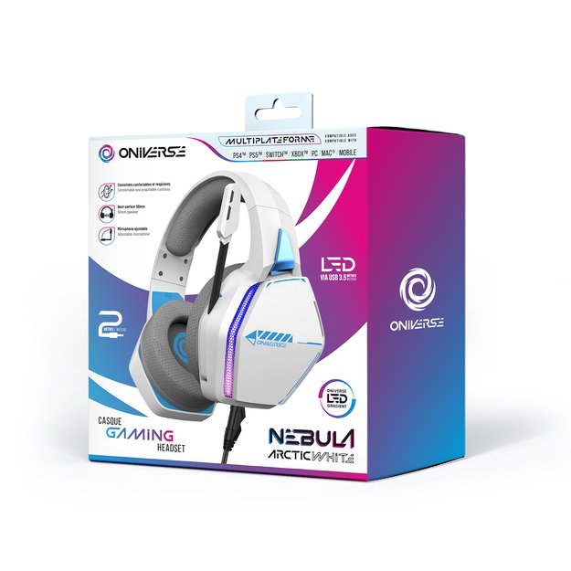 Oniverse Gaming Headset Nebula - Arctic White 6