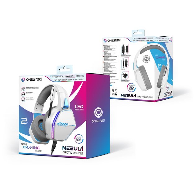 Oniverse Gaming Headset Nebula - Arctic White 8