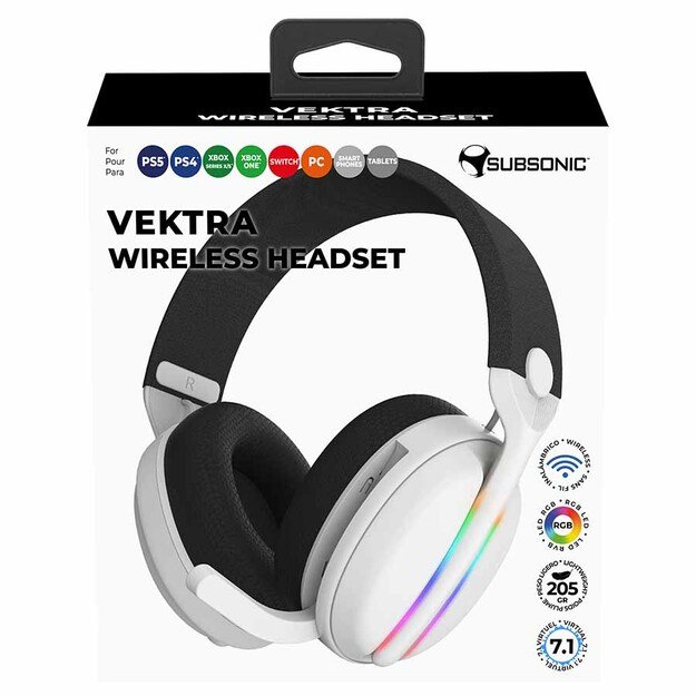 Subsonic Wireless Headset All Platforms + Led + 7.1 MULTI 3