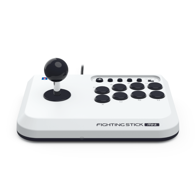 HORI - Fighting Stick Mini for PlayStation®5 - White - 8 inches by 6 inches 1