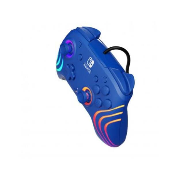 PDP Afterglow Wave Wired Controller Blue Switch