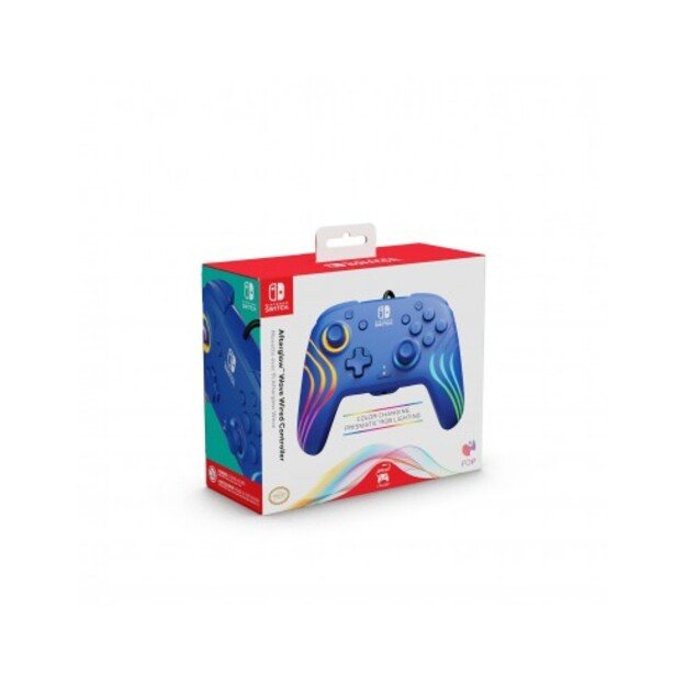 PDP Afterglow Wave Wired Controller Blue Switch 2