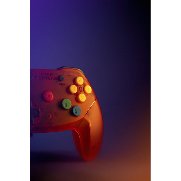 Retro-Fighters - Brawler64 2.4G Controller - Orange 1