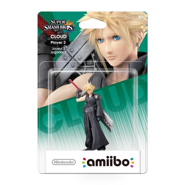 Nintendo Amiibo Figurine Cloud Player 2 (Super Smash Bros.)
