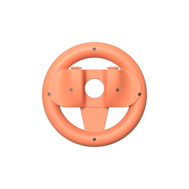 Oniverse Nsw2 Pack Of 2 Racing Wheel Controller Holders - Orange/Blue