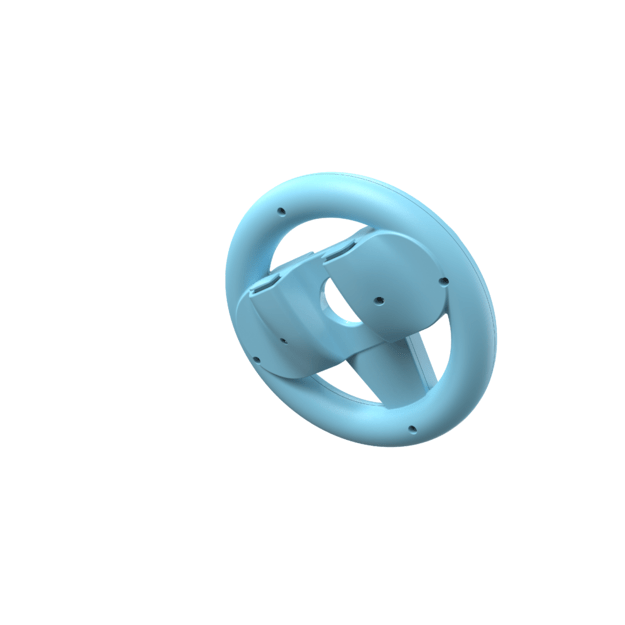 Oniverse Nsw2 Pack Of 2 Racing Wheel Controller Holders - Orange/Blue 13