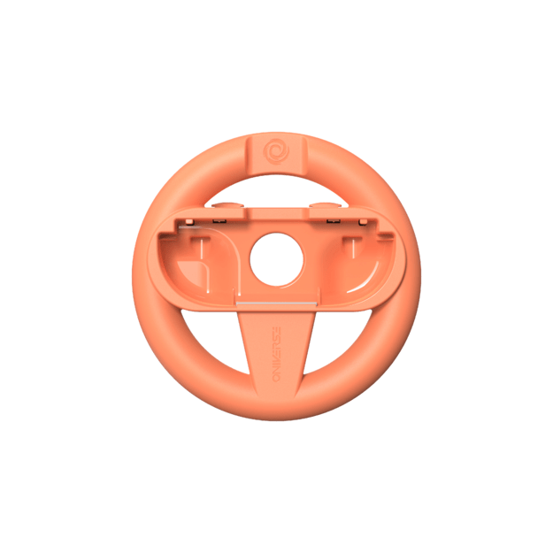 Oniverse Nsw2 Pack Of 2 Racing Wheel Controller Holders - Orange/Blue 2