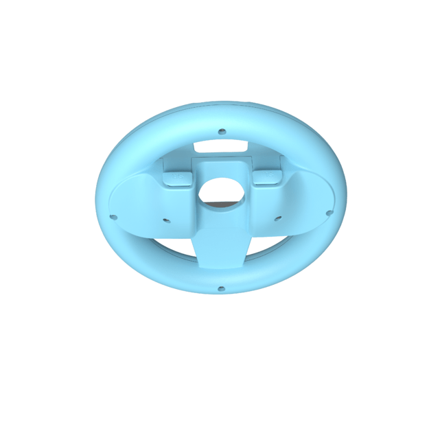 Oniverse Nsw2 Pack Of 2 Racing Wheel Controller Holders - Orange/Blue 3