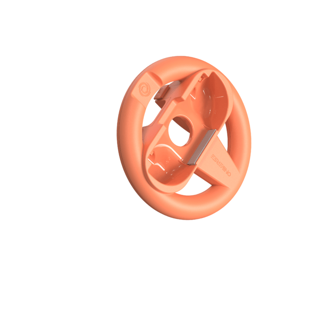 Oniverse Nsw2 Pack Of 2 Racing Wheel Controller Holders - Orange/Blue 4