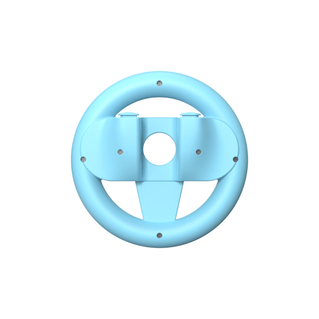 Oniverse Nsw2 Pack Of 2 Racing Wheel Controller Holders - Orange/Blue 5