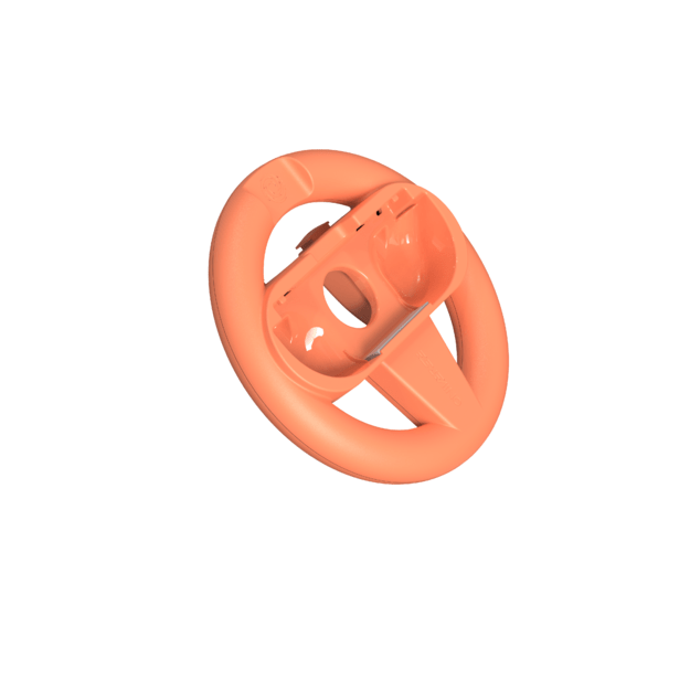 Oniverse Nsw2 Pack Of 2 Racing Wheel Controller Holders - Orange/Blue 7